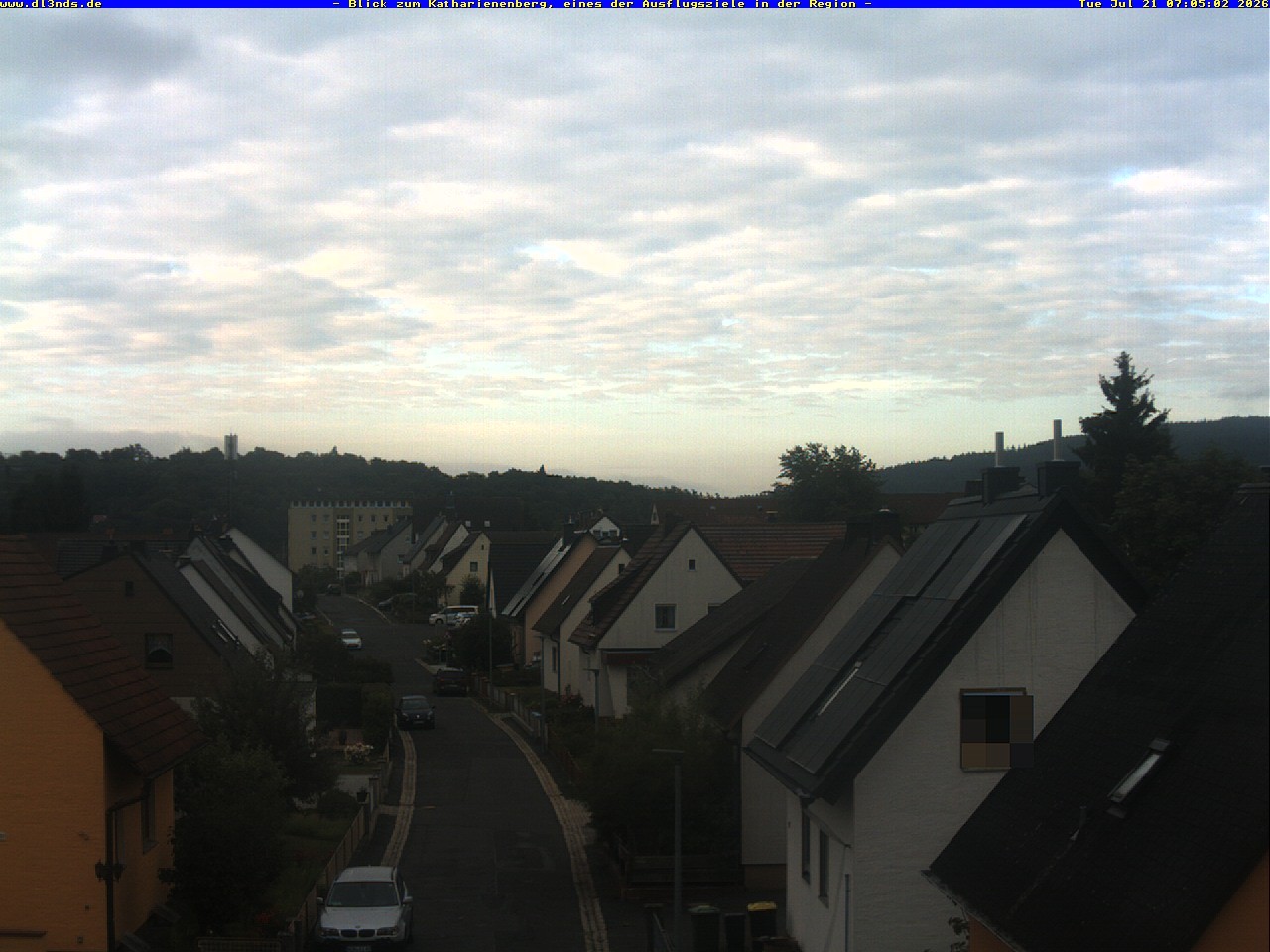 Archiv Foto Webcam Wunsiedel: Blick zum Katharinenberg
