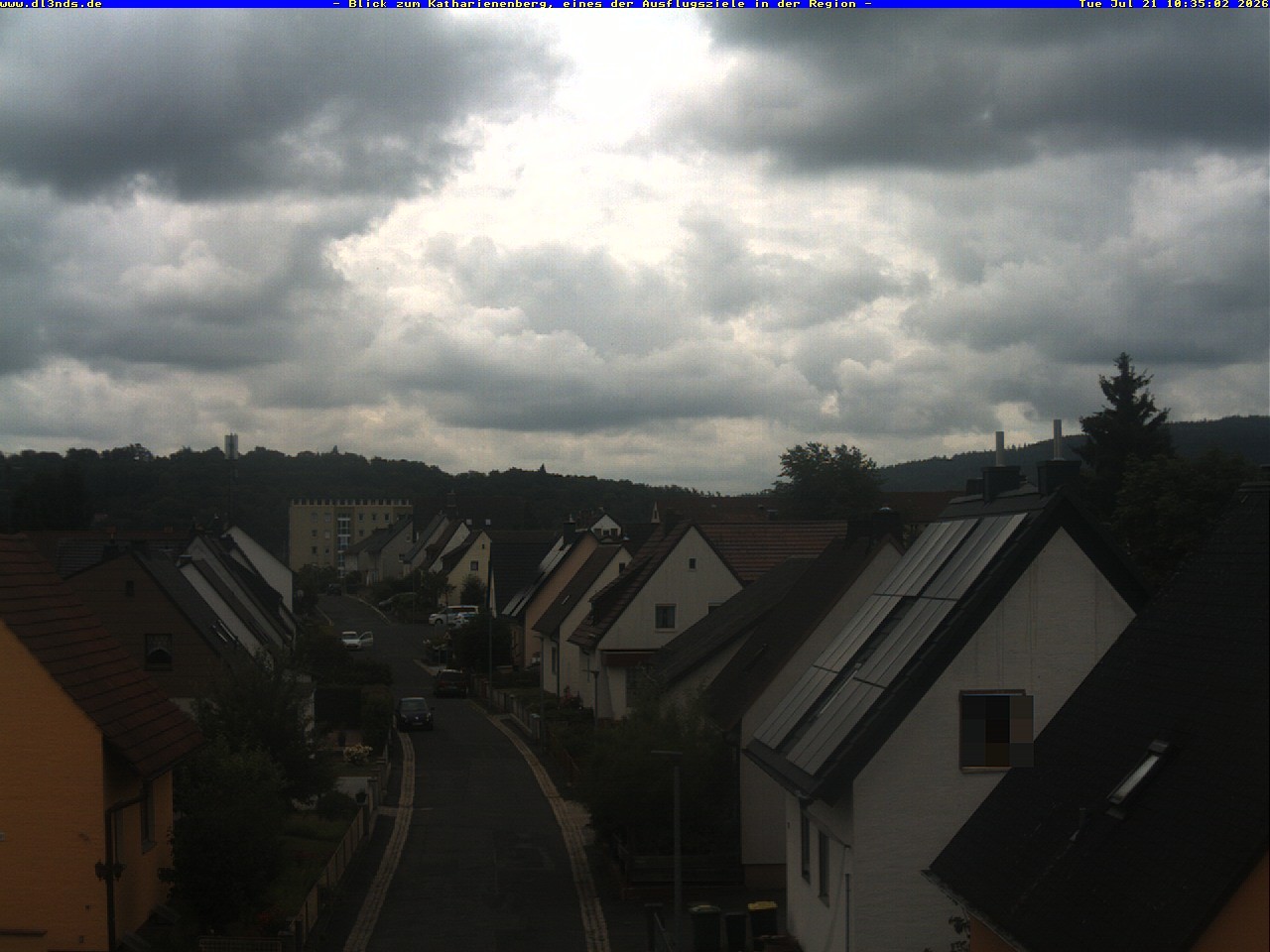 Archiv Foto Webcam Wunsiedel: Blick zum Katharinenberg