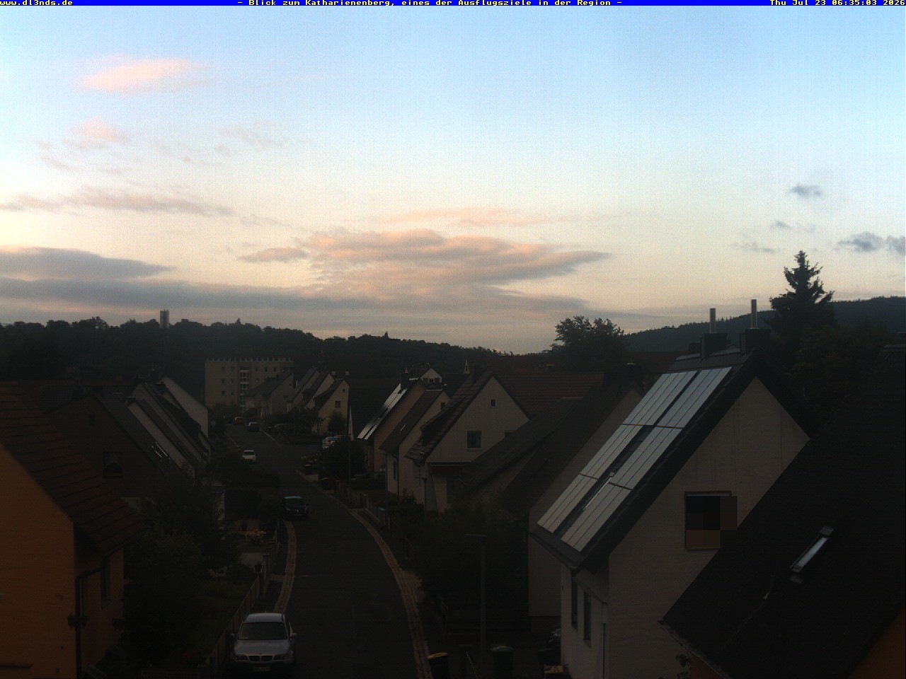 Archiv Foto Webcam Wunsiedel: Blick zum Katharinenberg