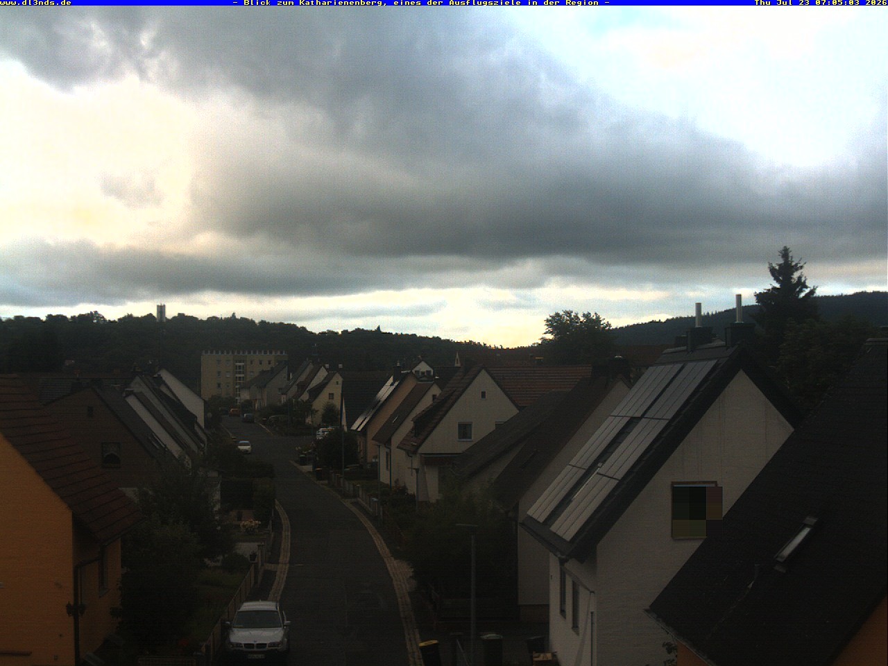 Archiv Foto Webcam Wunsiedel: Blick zum Katharinenberg