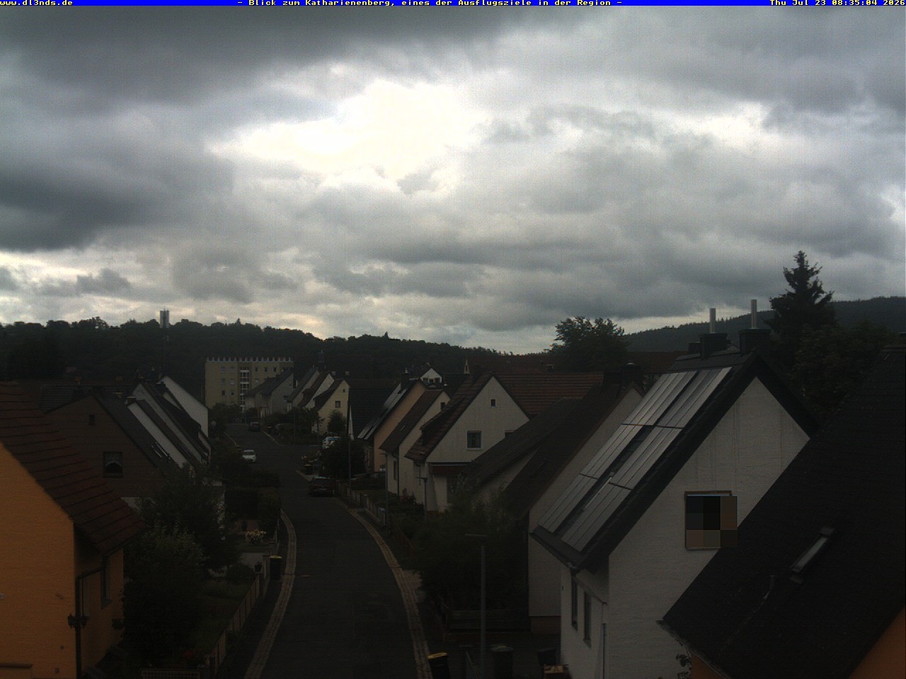 Archiv Foto Webcam Wunsiedel: Blick zum Katharinenberg