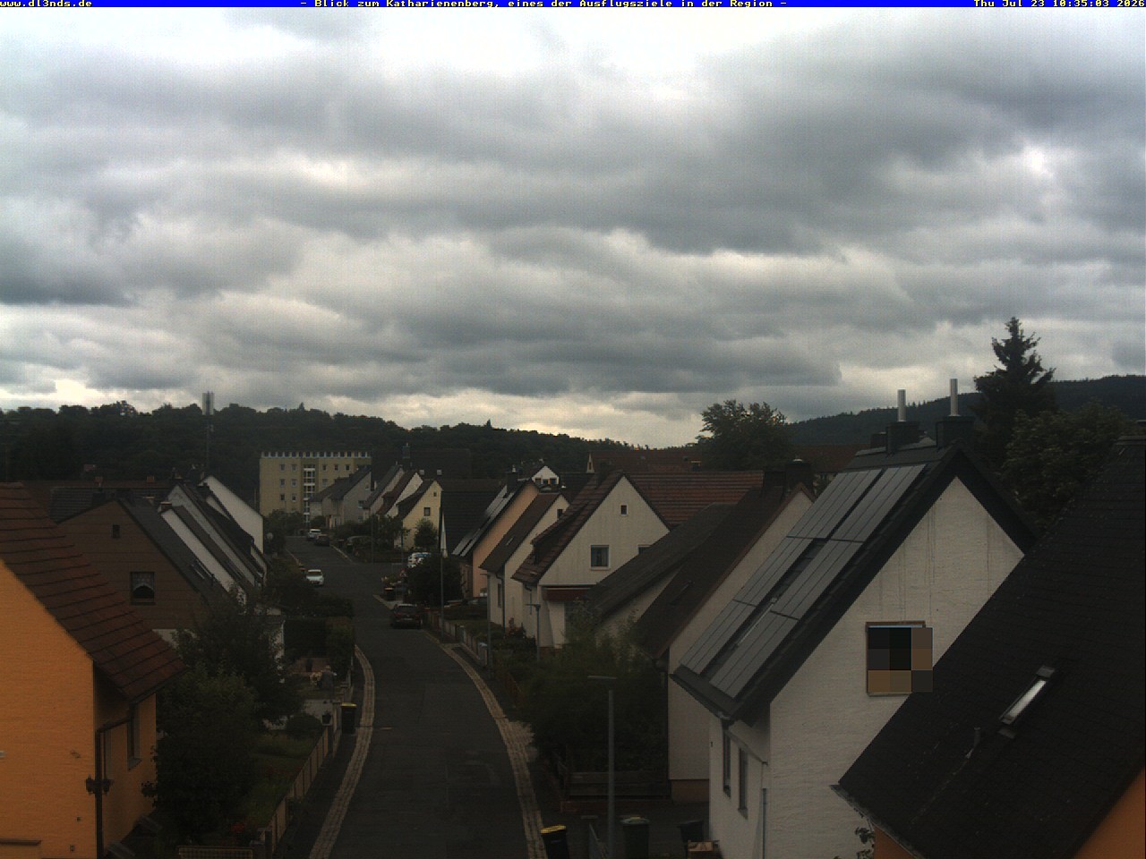 Archiv Foto Webcam Wunsiedel: Blick zum Katharinenberg