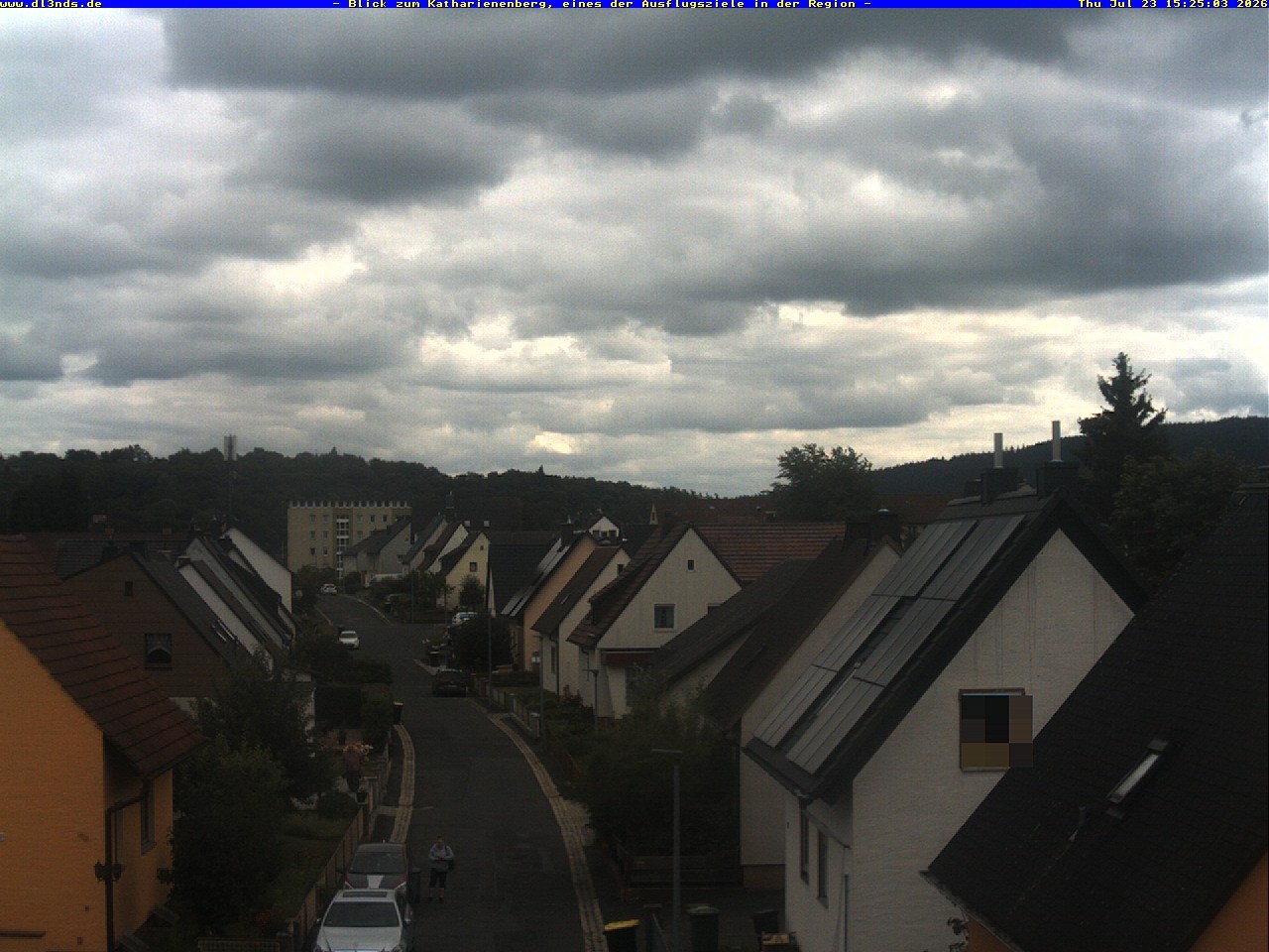 Archiv Foto Webcam Wunsiedel: Blick zum Katharinenberg