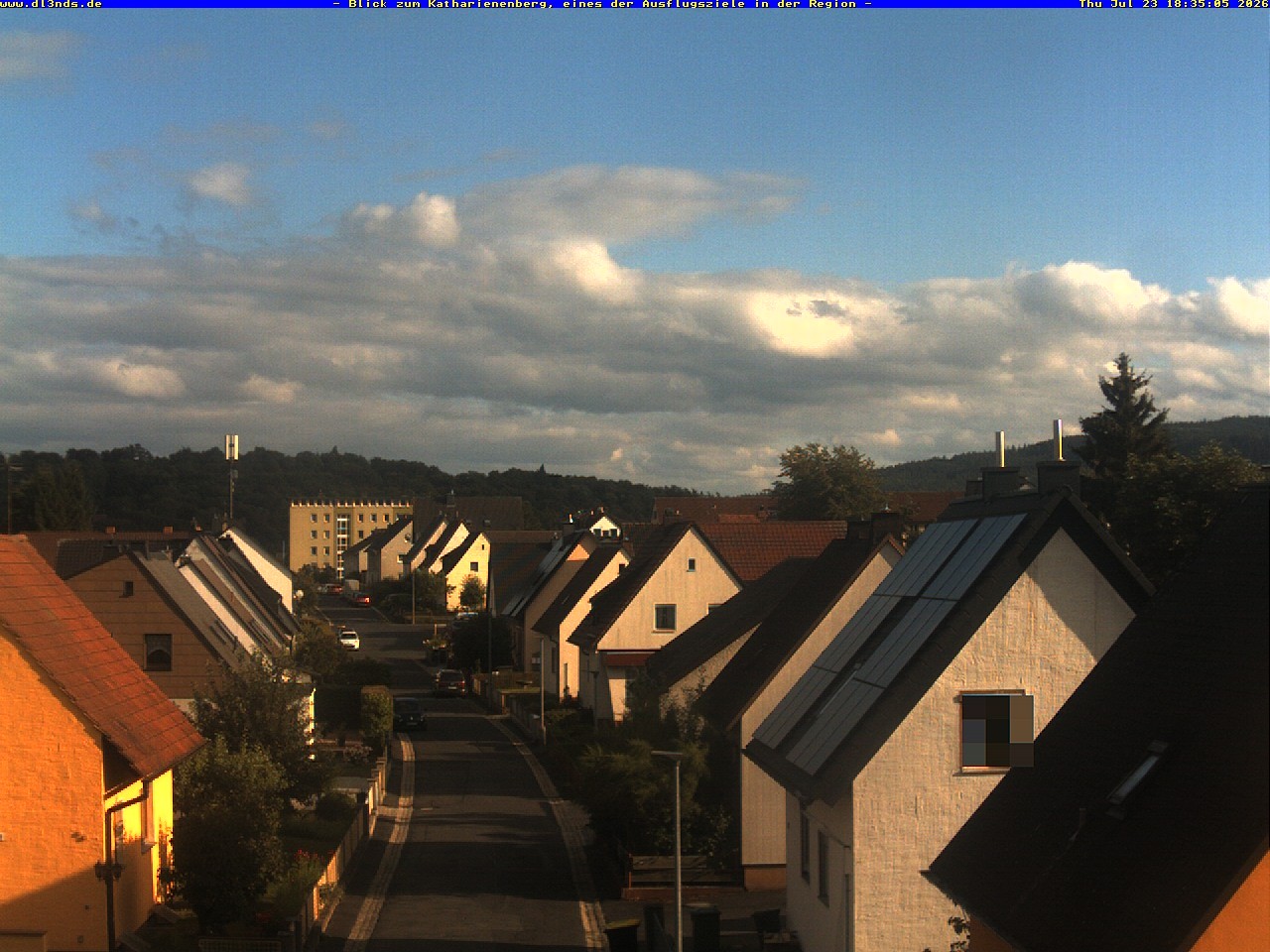 Archiv Foto Webcam Wunsiedel: Blick zum Katharinenberg