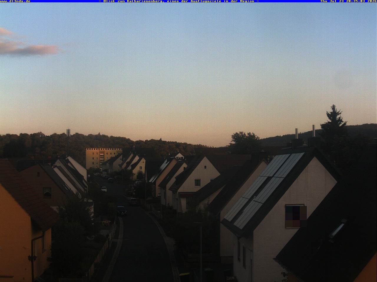 Archiv Foto Webcam Wunsiedel: Blick zum Katharinenberg