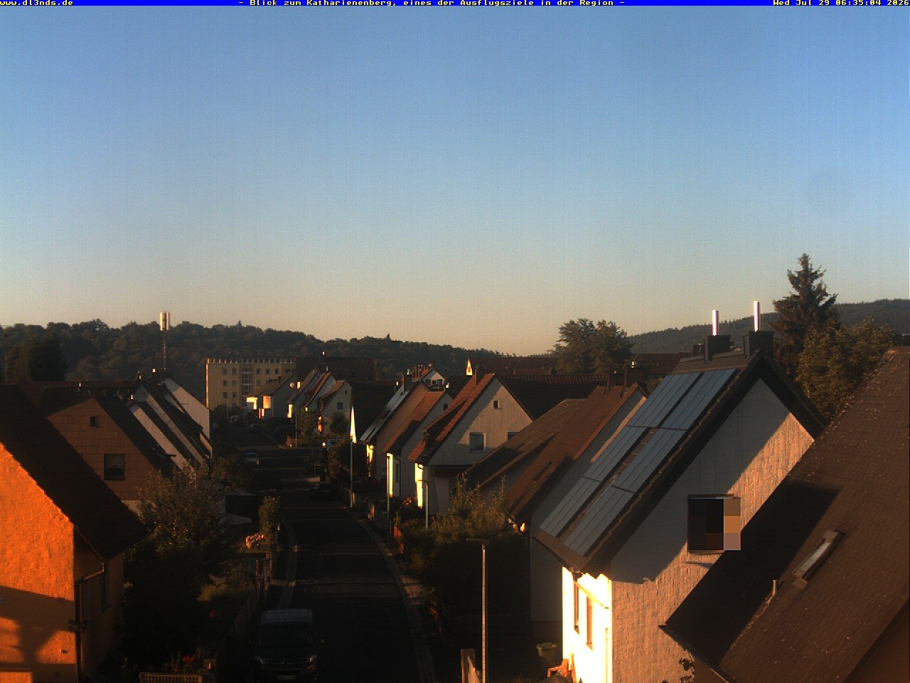 Archiv Foto Webcam Wunsiedel: Blick zum Katharinenberg