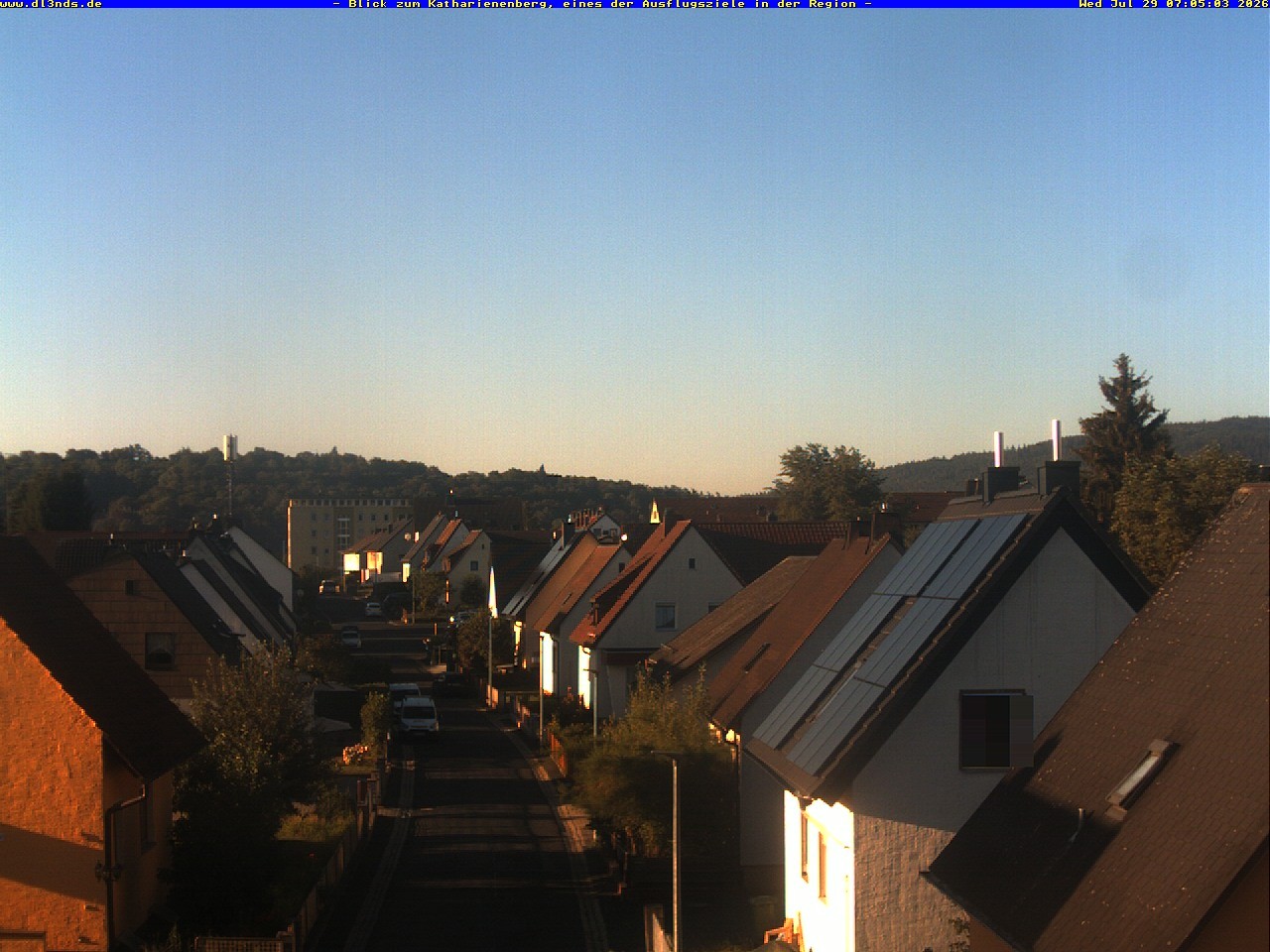 Archiv Foto Webcam Wunsiedel: Blick zum Katharinenberg