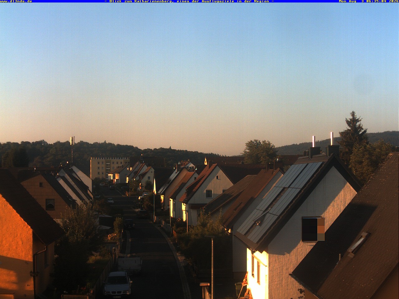 Archiv Foto Webcam Wunsiedel: Blick zum Katharinenberg