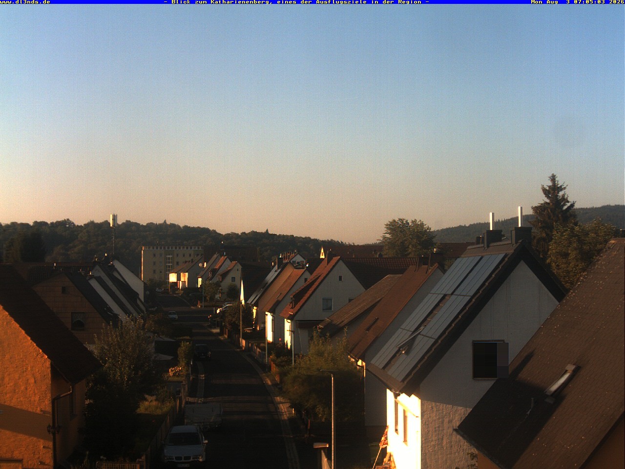 Archiv Foto Webcam Wunsiedel: Blick zum Katharinenberg