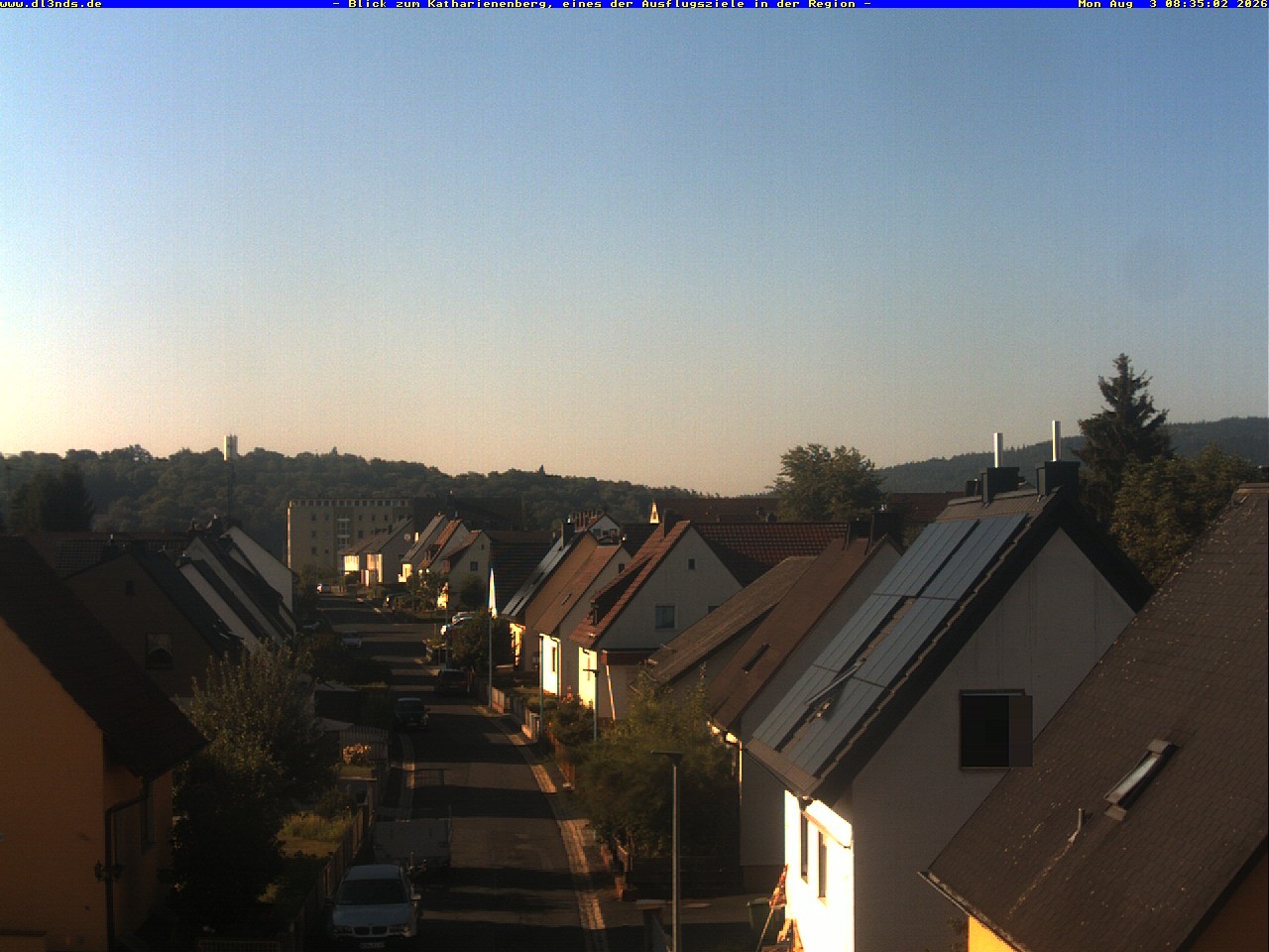 Archiv Foto Webcam Wunsiedel: Blick zum Katharinenberg