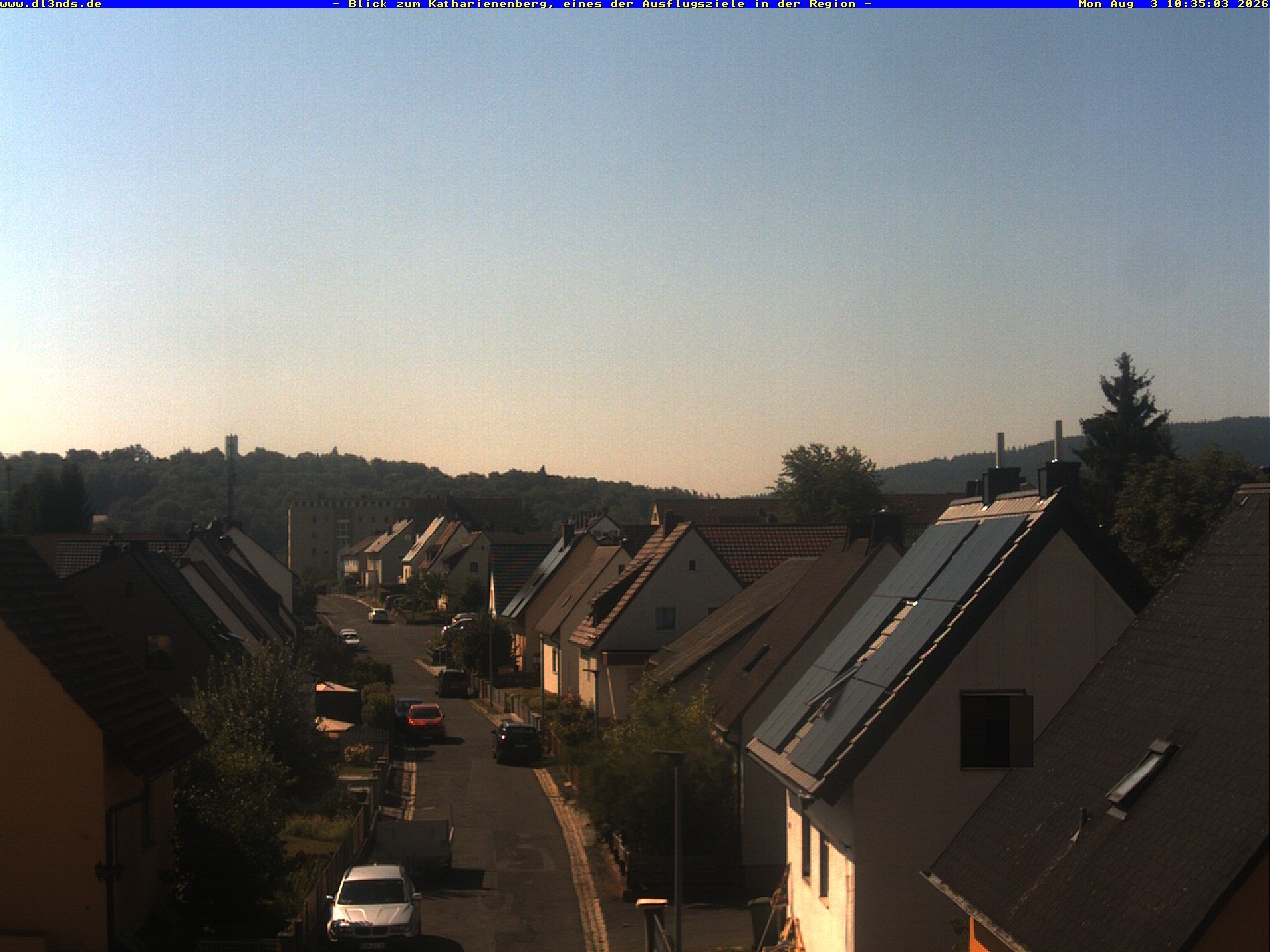 Archiv Foto Webcam Wunsiedel: Blick zum Katharinenberg