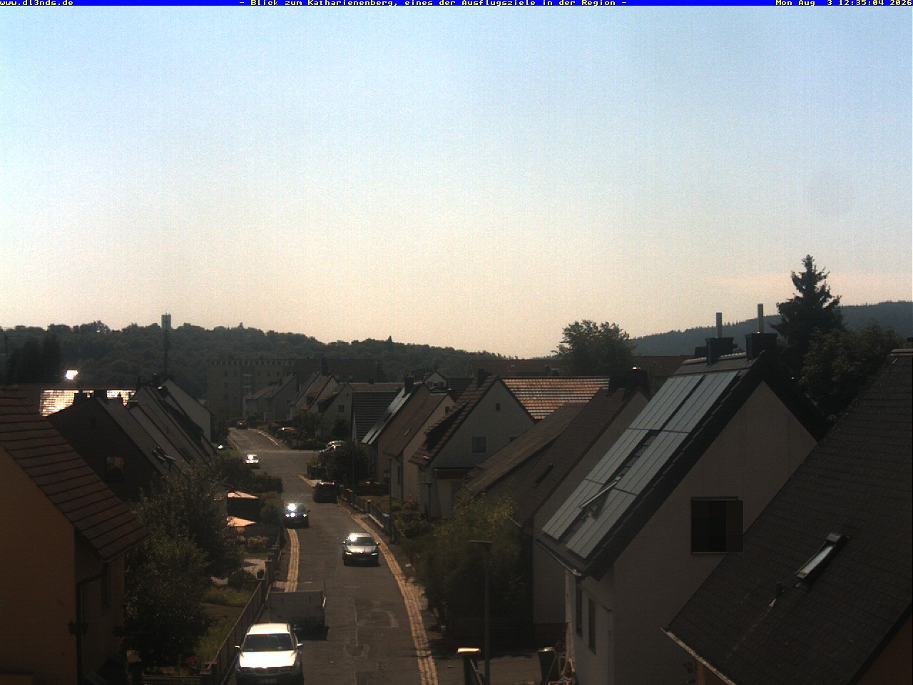 Archiv Foto Webcam Wunsiedel: Blick zum Katharinenberg