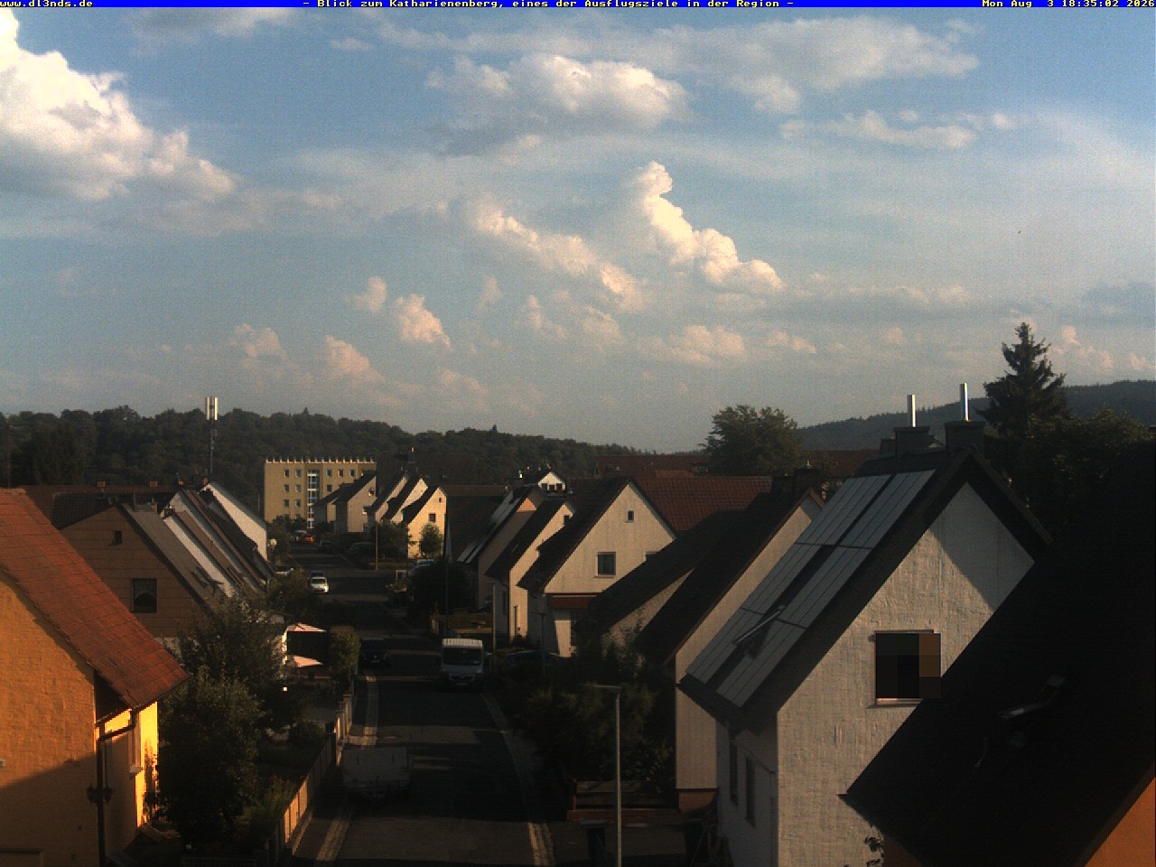 Archiv Foto Webcam Wunsiedel: Blick zum Katharinenberg