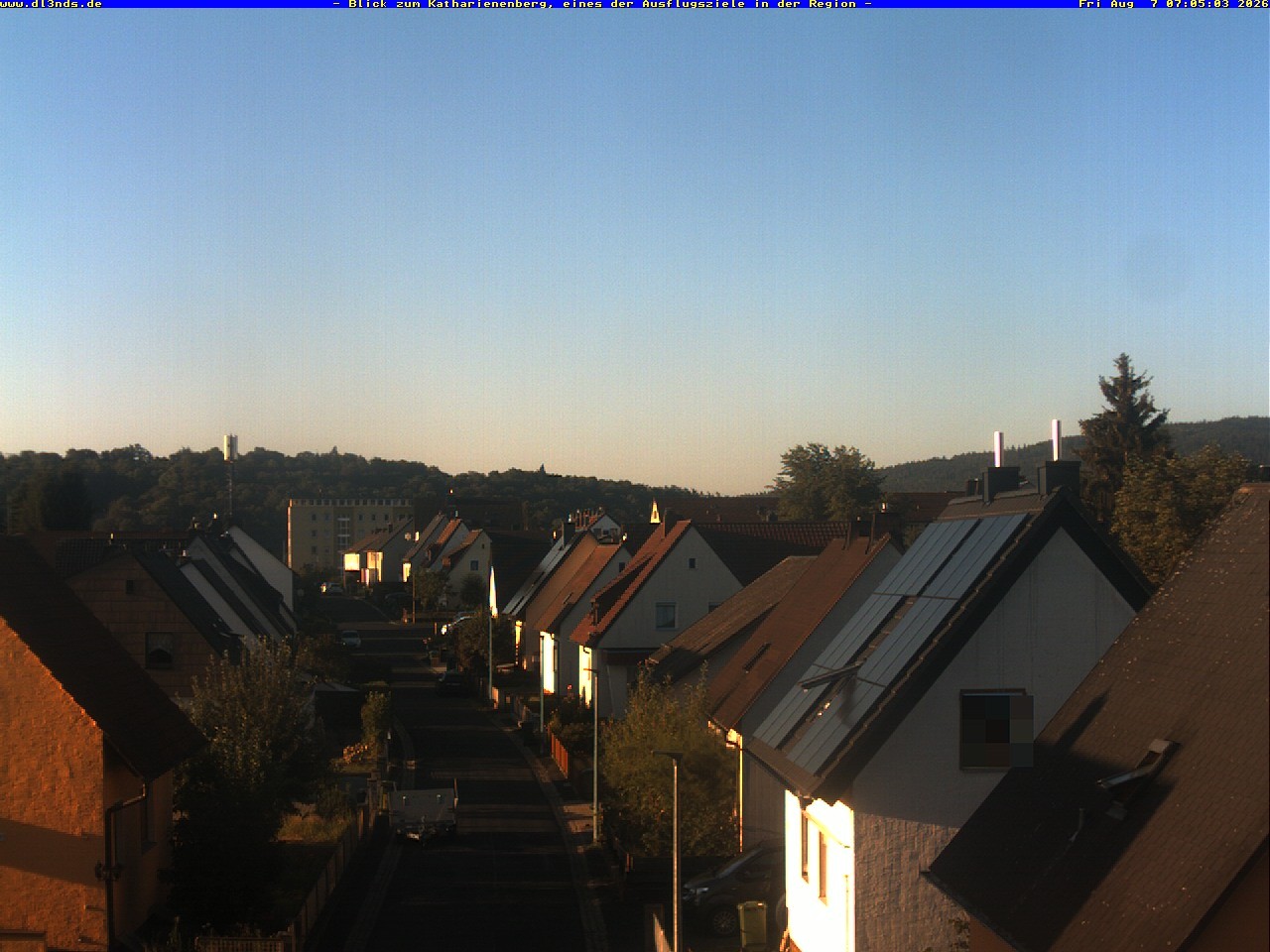 Archiv Foto Webcam Wunsiedel: Blick zum Katharinenberg