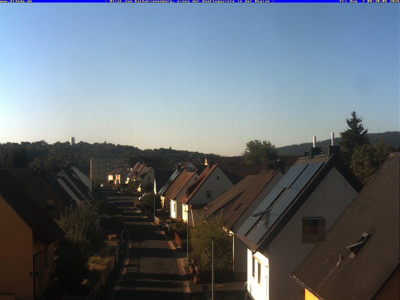 Archiv Foto Webcam Wunsiedel: Blick zum Katharinenberg