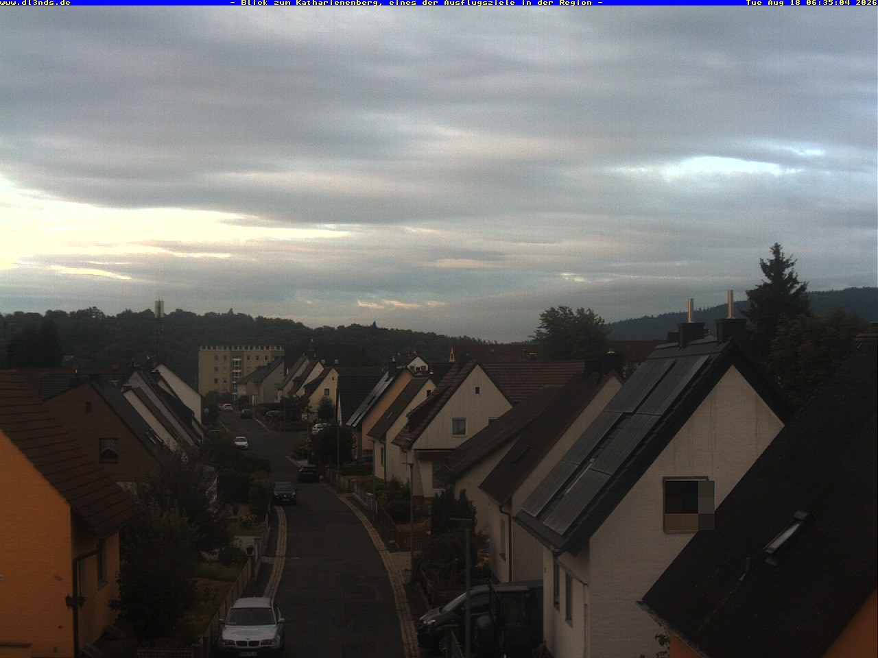 Archiv Foto Webcam Wunsiedel: Blick zum Katharinenberg