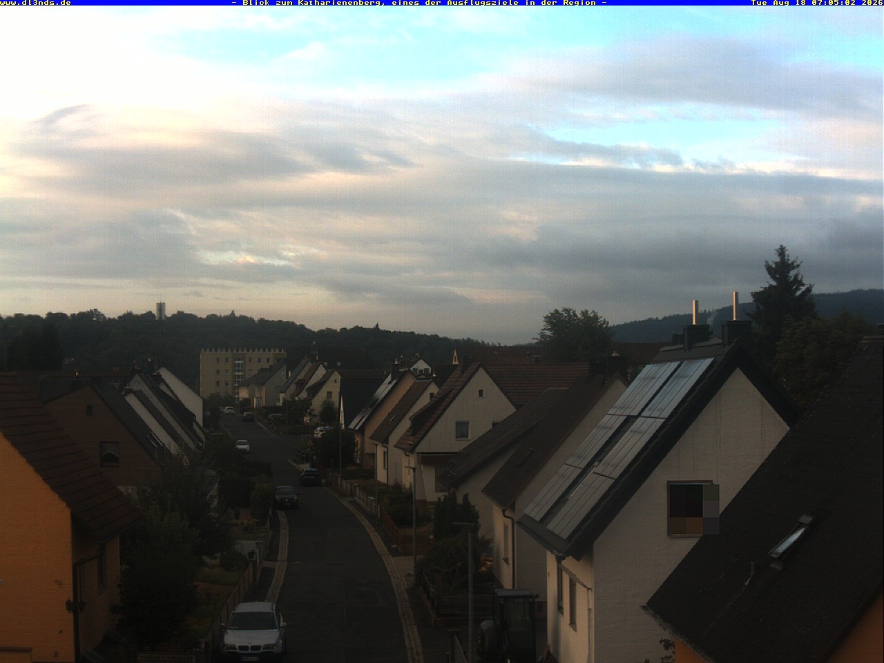 Archiv Foto Webcam Wunsiedel: Blick zum Katharinenberg