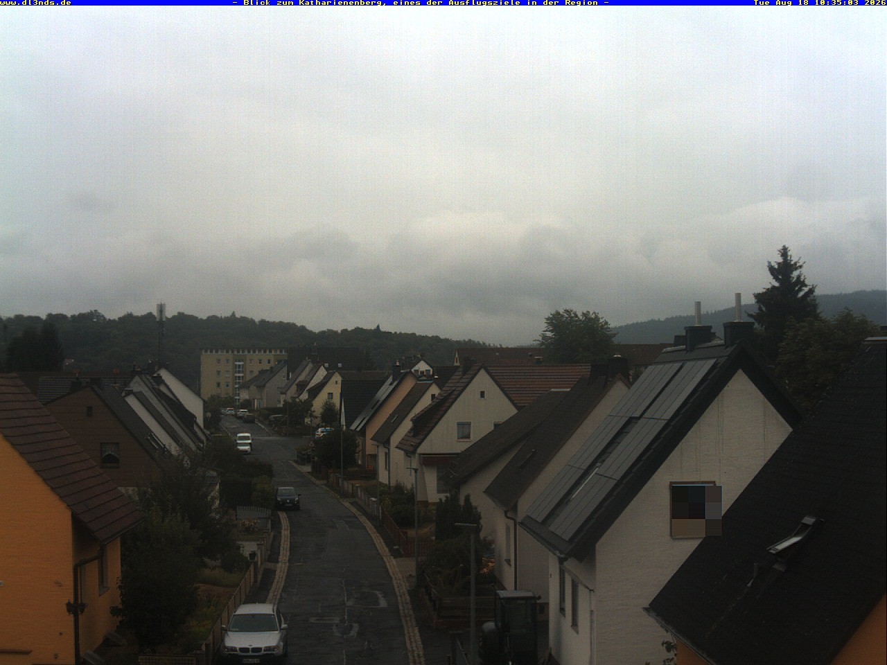 Archiv Foto Webcam Wunsiedel: Blick zum Katharinenberg