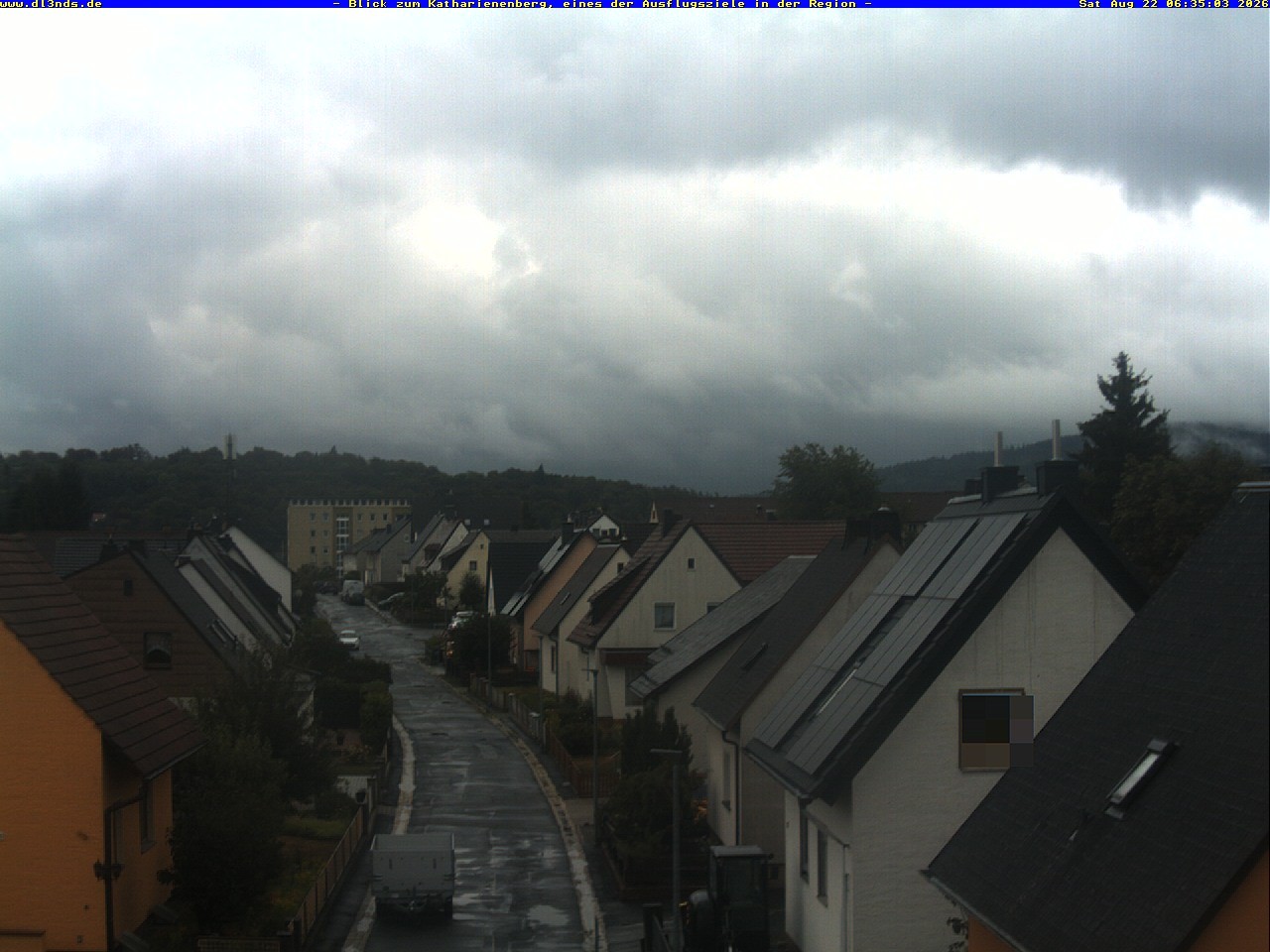 Archiv Foto Webcam Wunsiedel: Blick zum Katharinenberg