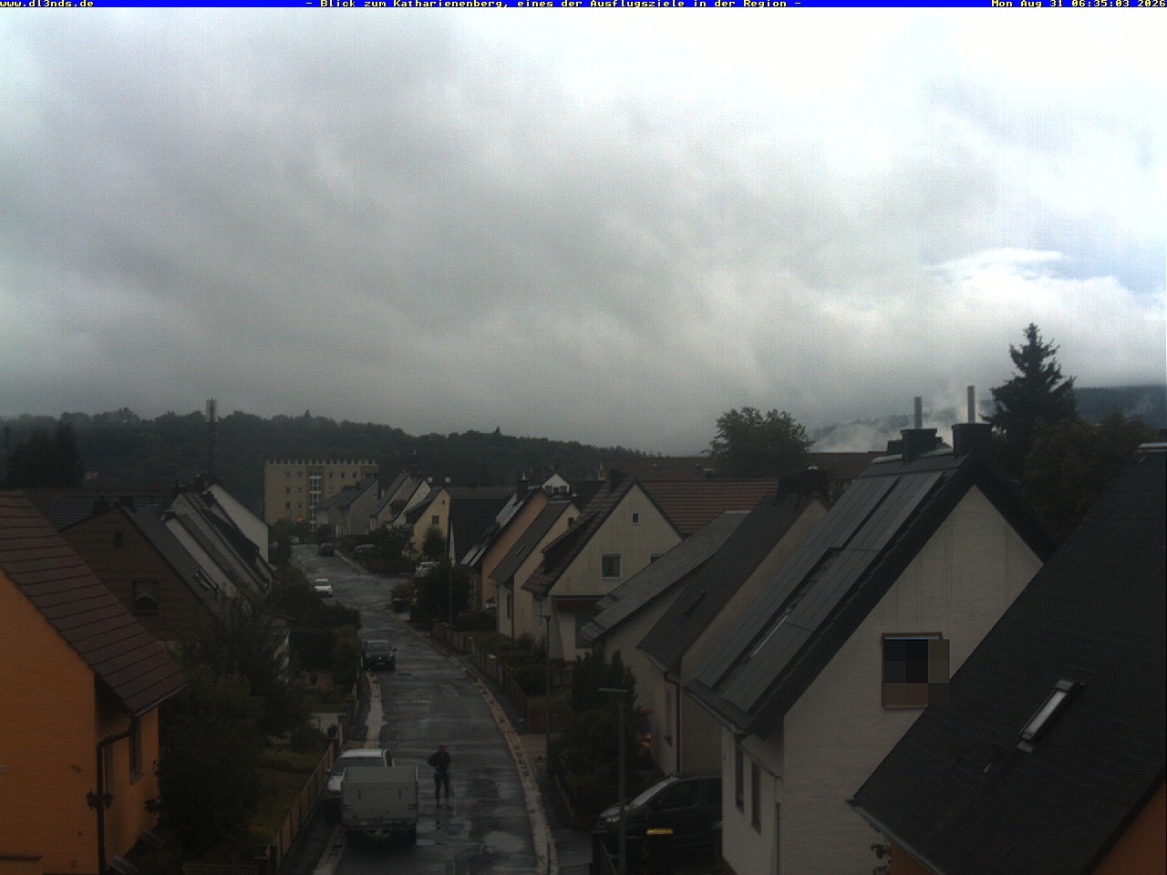 Archiv Foto Webcam Wunsiedel: Blick zum Katharinenberg