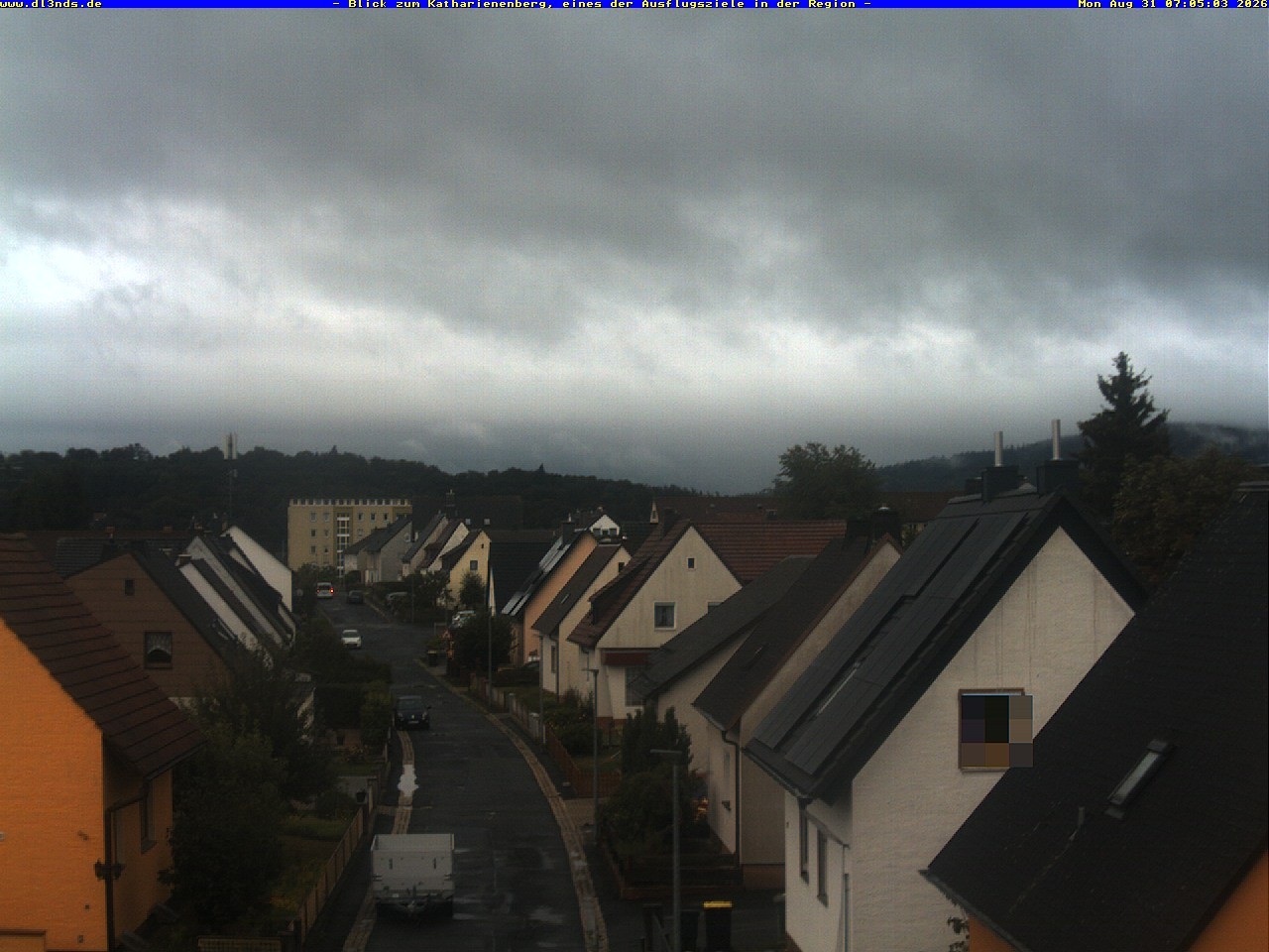 Archiv Foto Webcam Wunsiedel: Blick zum Katharinenberg