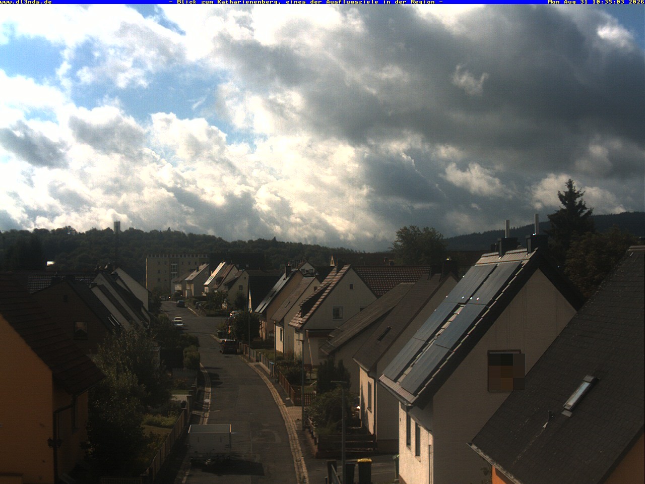 Archiv Foto Webcam Wunsiedel: Blick zum Katharinenberg