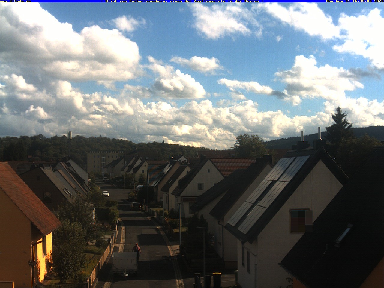 Archiv Foto Webcam Wunsiedel: Blick zum Katharinenberg