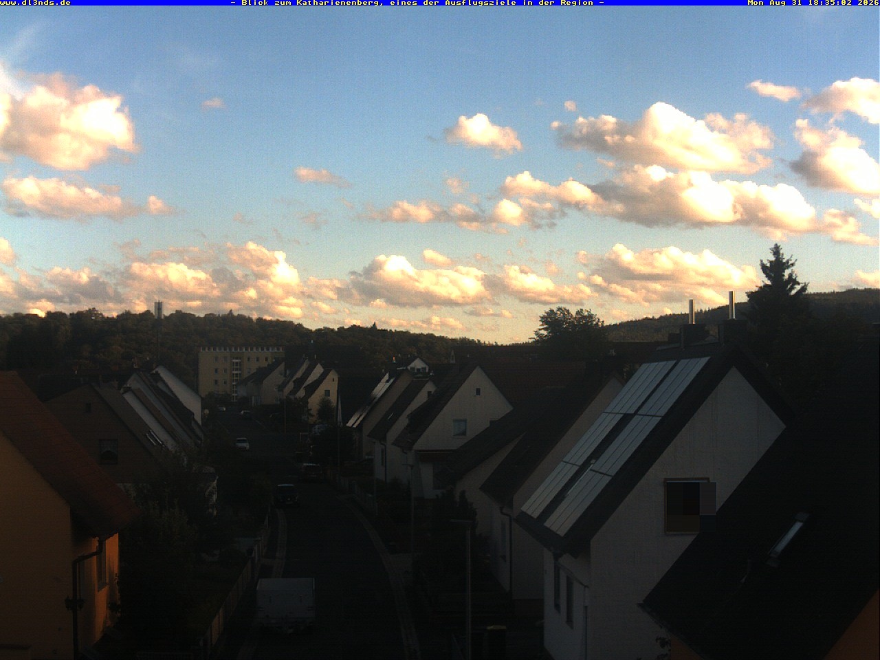 Archiv Foto Webcam Wunsiedel: Blick zum Katharinenberg