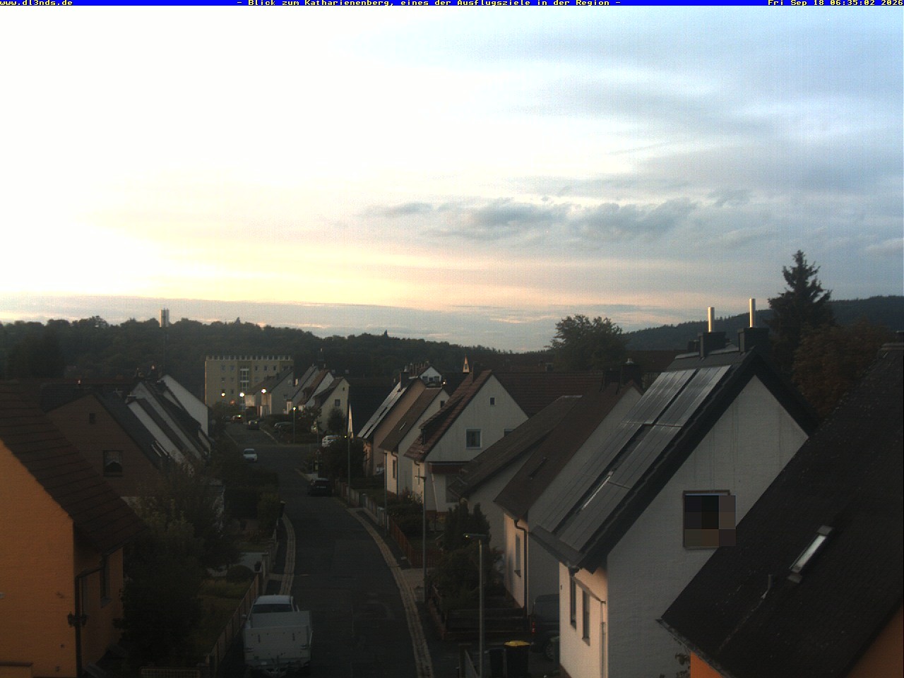 Archiv Foto Webcam Wunsiedel: Blick zum Katharinenberg