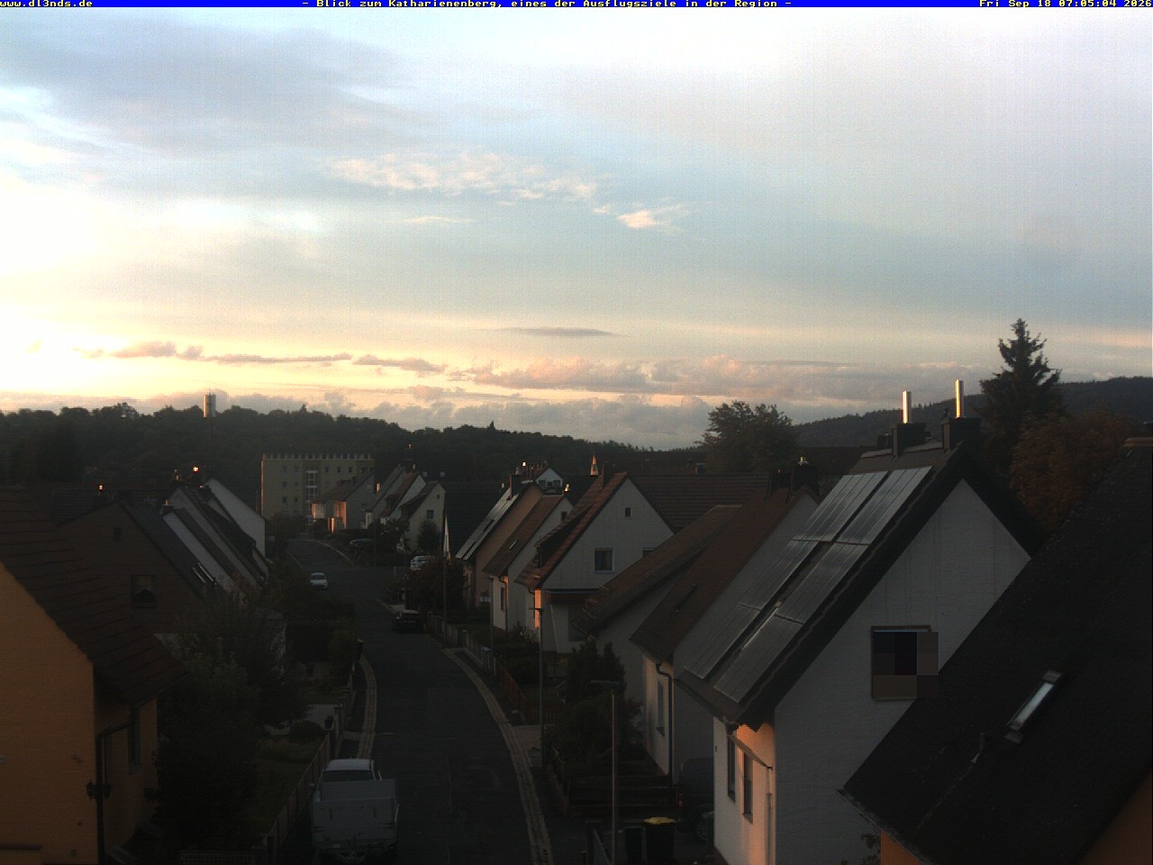 Archiv Foto Webcam Wunsiedel: Blick zum Katharinenberg