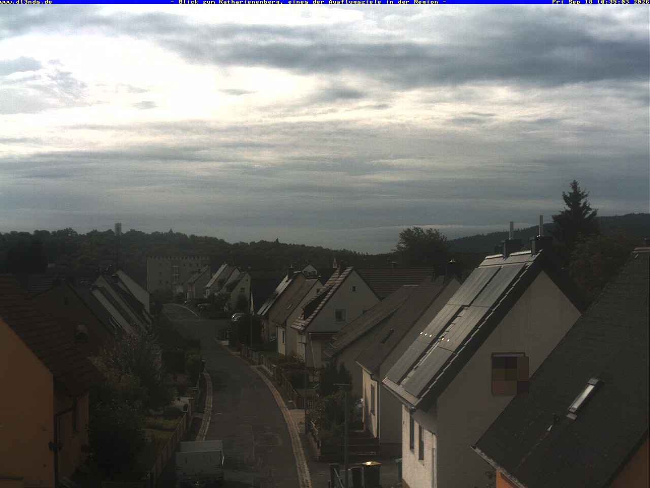 Archiv Foto Webcam Wunsiedel: Blick zum Katharinenberg