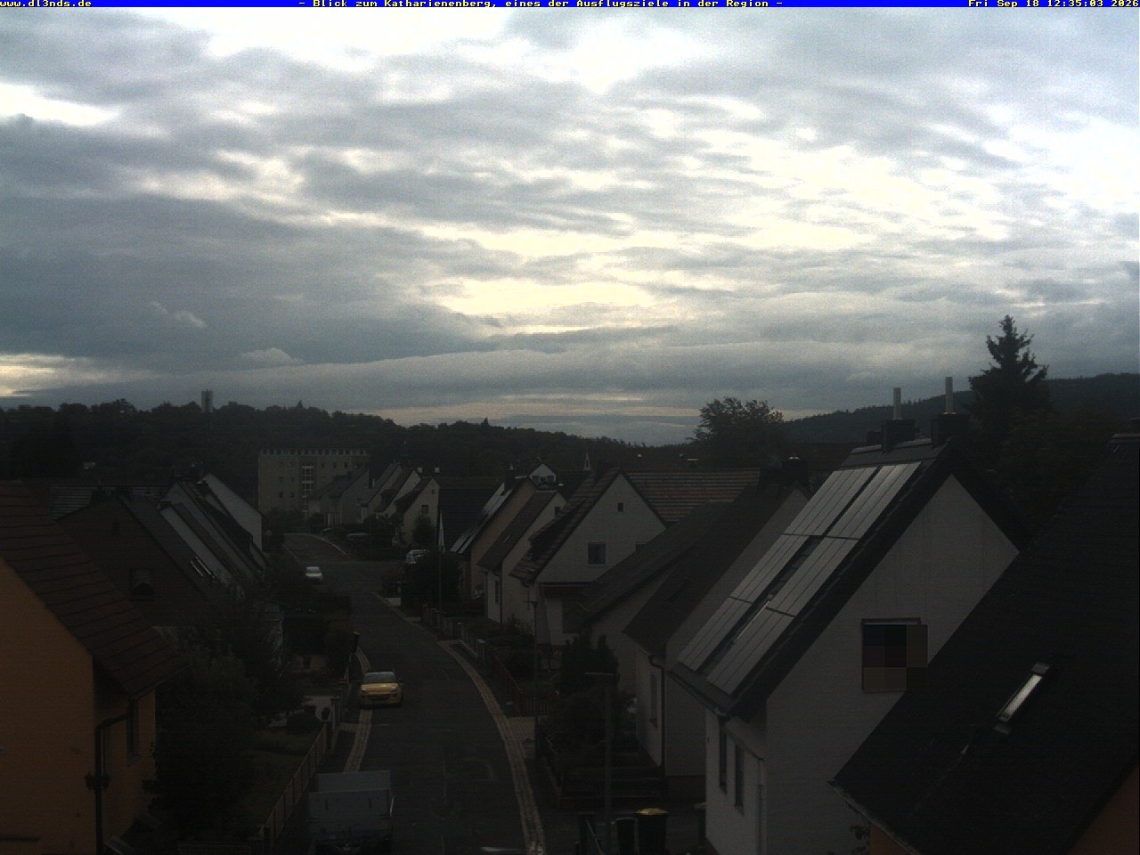 Archiv Foto Webcam Wunsiedel: Blick zum Katharinenberg