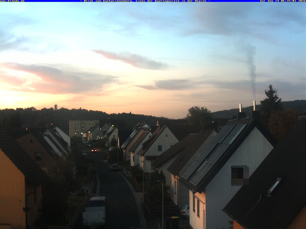 Archiv Foto Webcam Wunsiedel: Blick zum Katharinenberg