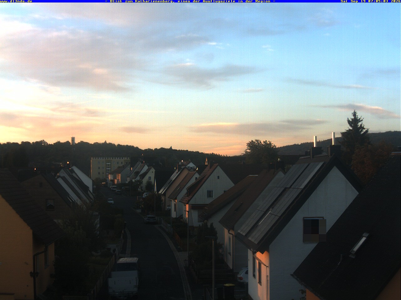 Archiv Foto Webcam Wunsiedel: Blick zum Katharinenberg