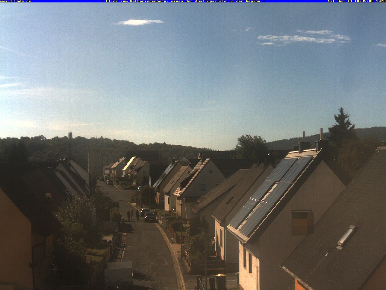Archiv Foto Webcam Wunsiedel: Blick zum Katharinenberg