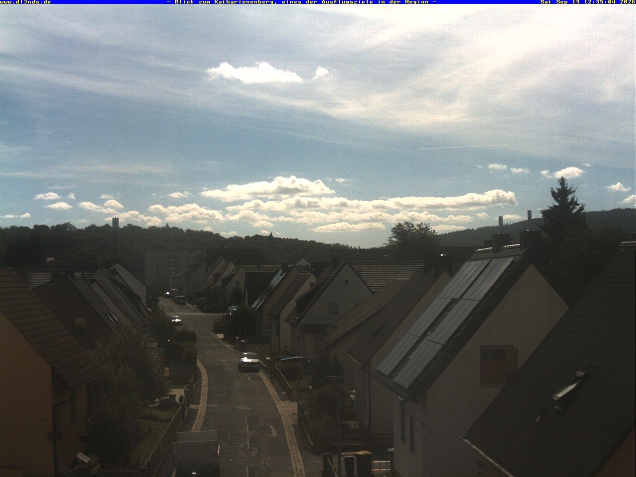 Archiv Foto Webcam Wunsiedel: Blick zum Katharinenberg