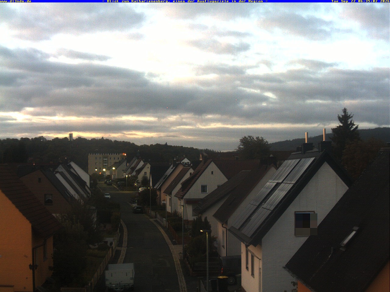 Archiv Foto Webcam Wunsiedel: Blick zum Katharinenberg