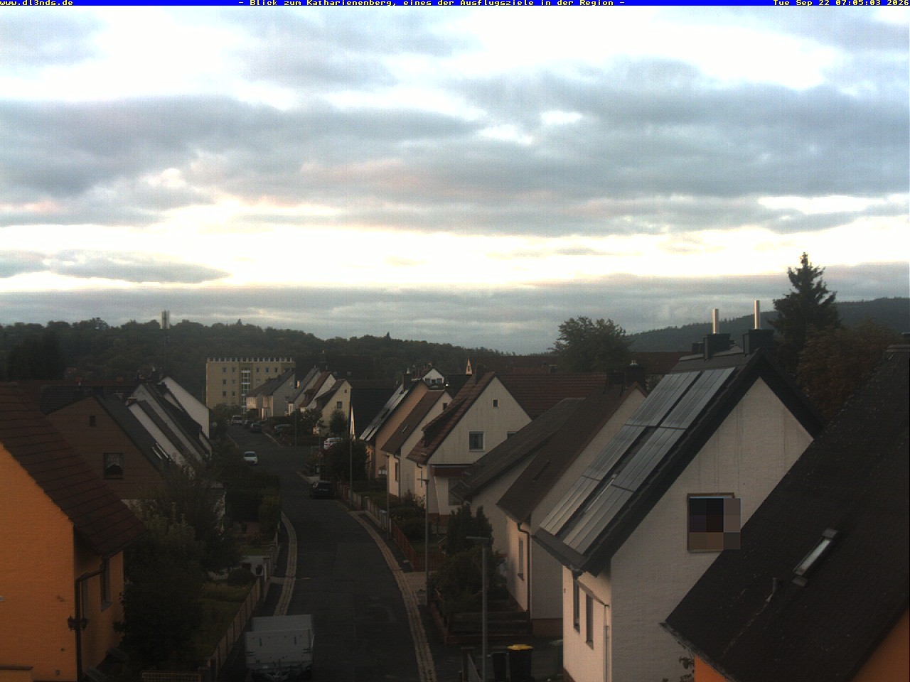 Archiv Foto Webcam Wunsiedel: Blick zum Katharinenberg