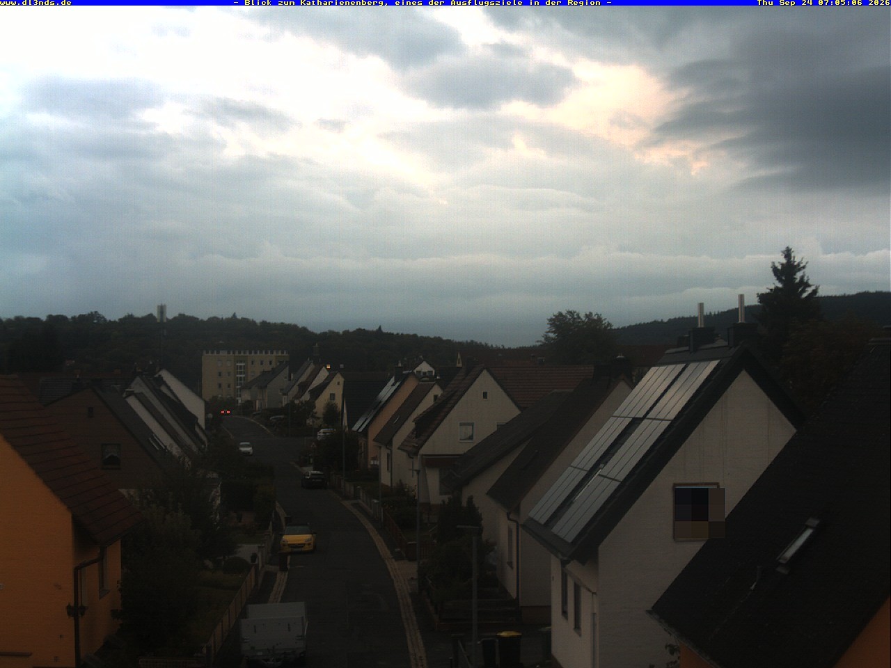 Archiv Foto Webcam Wunsiedel: Blick zum Katharinenberg