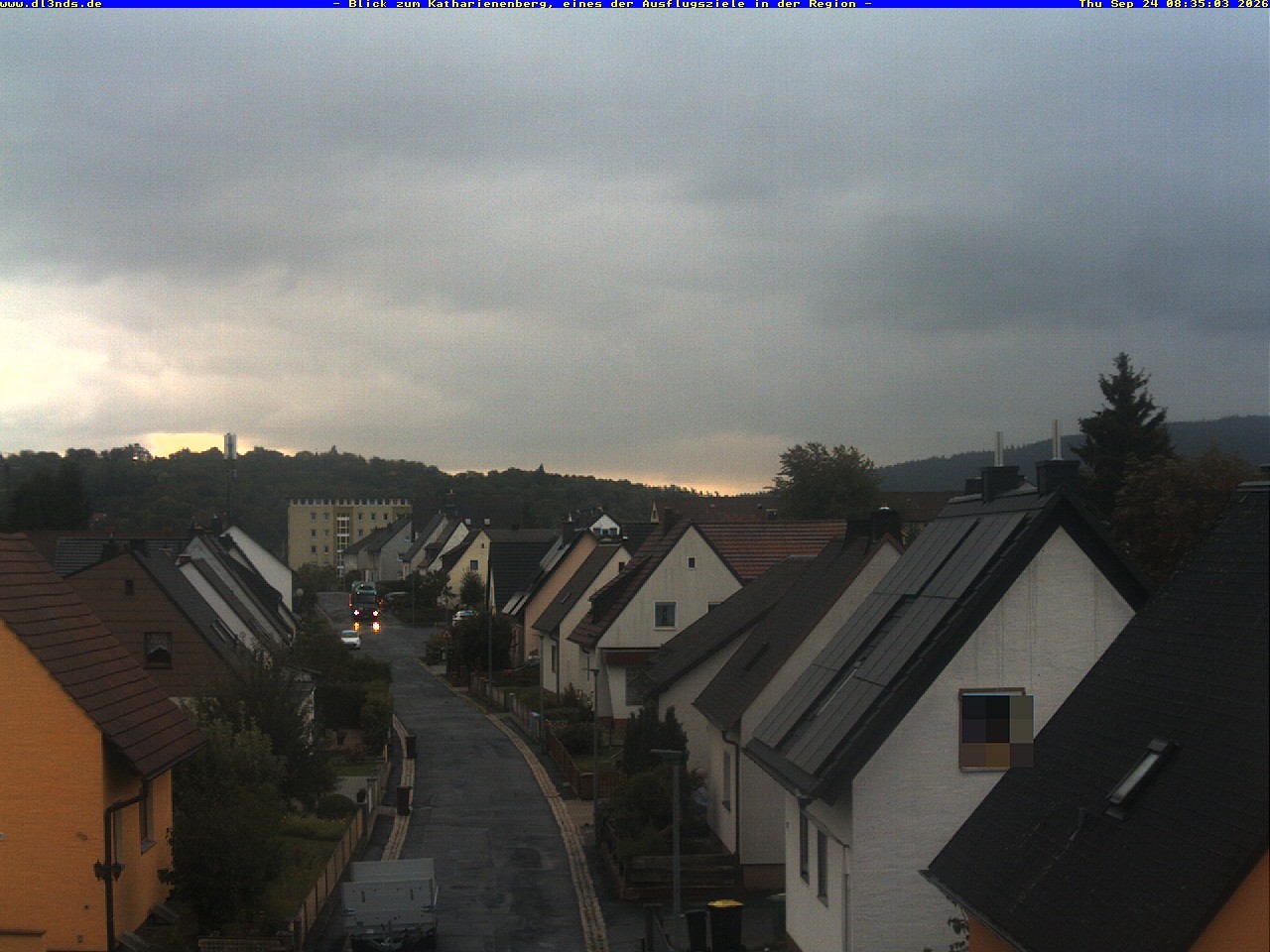 Archiv Foto Webcam Wunsiedel: Blick zum Katharinenberg
