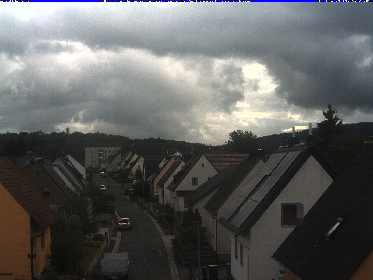 Archiv Foto Webcam Wunsiedel: Blick zum Katharinenberg