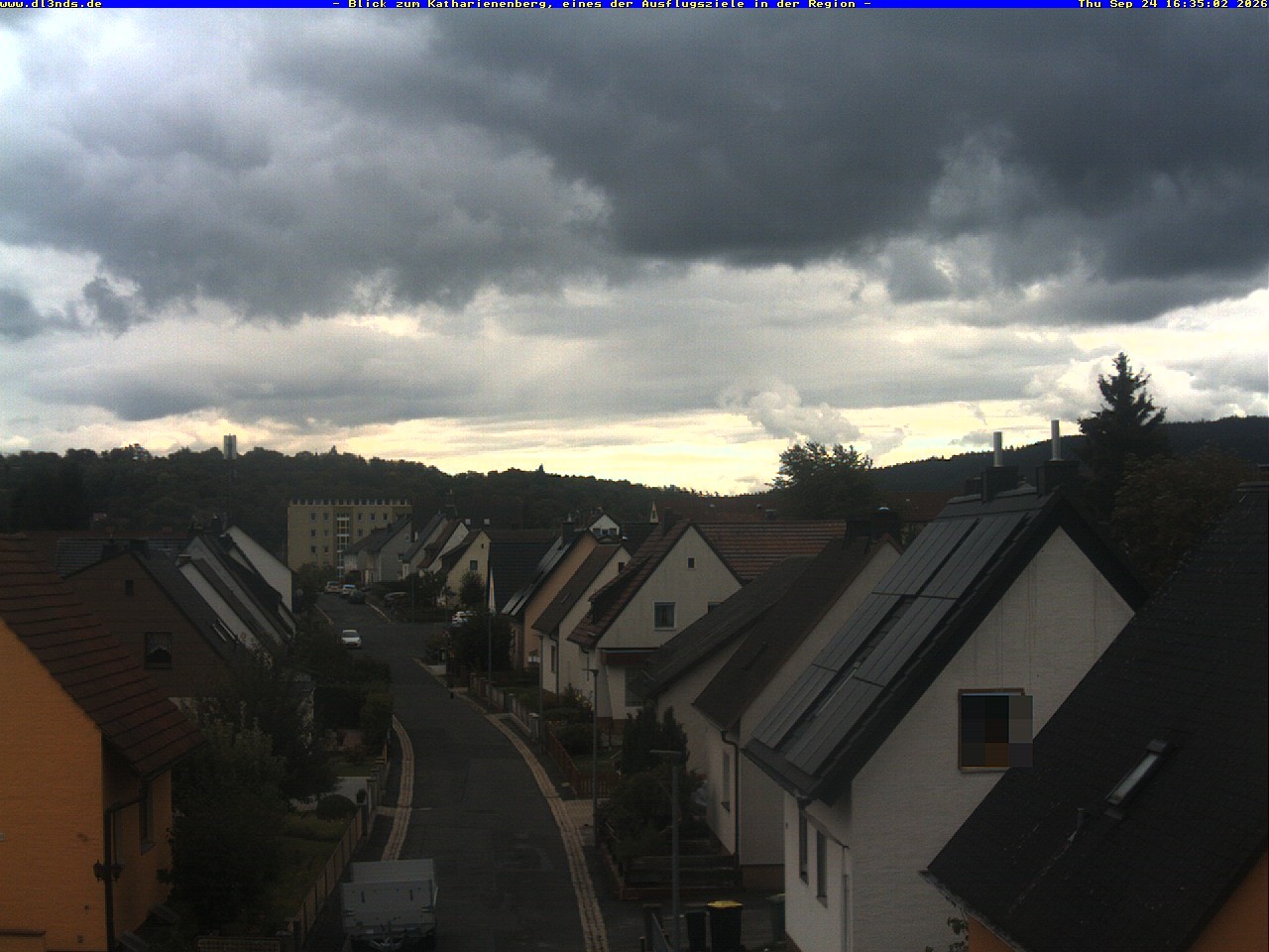Archiv Foto Webcam Wunsiedel: Blick zum Katharinenberg