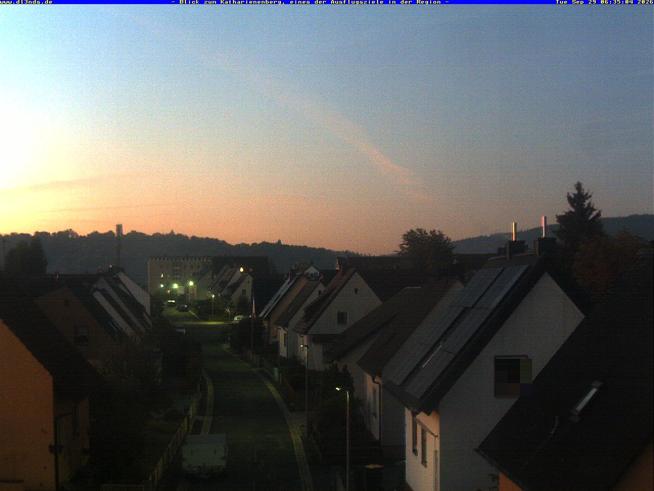 Archiv Foto Webcam Wunsiedel: Blick zum Katharinenberg