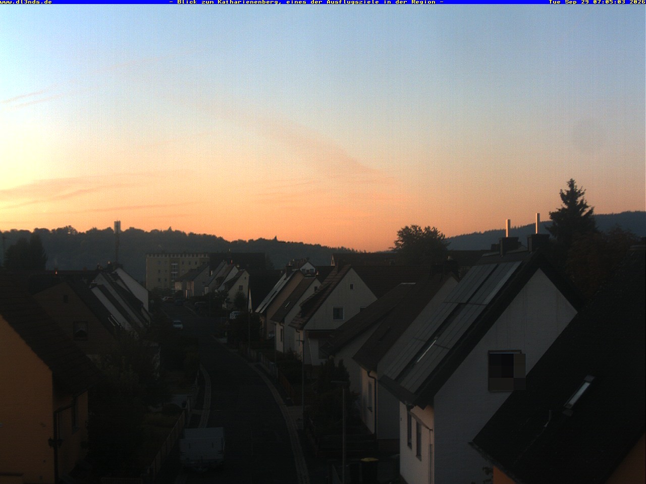 Archiv Foto Webcam Wunsiedel: Blick zum Katharinenberg