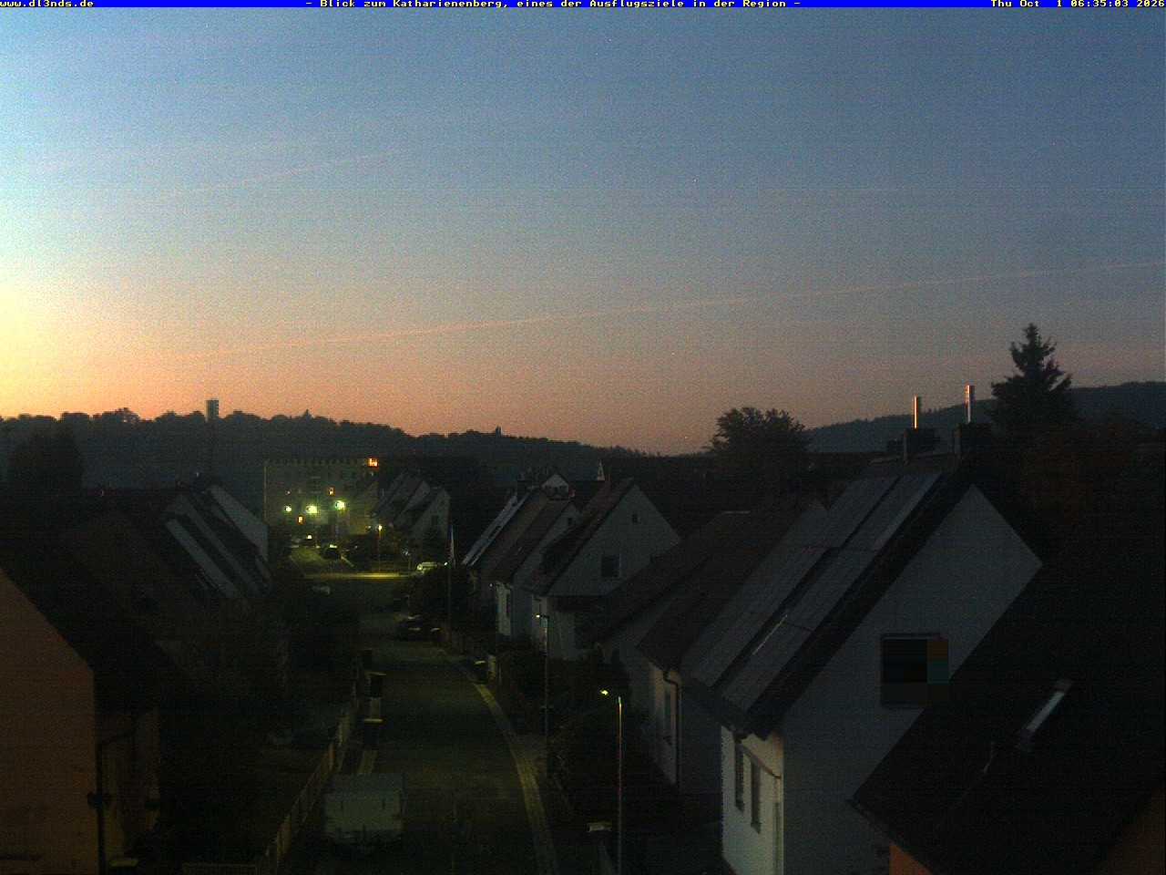 Archiv Foto Webcam Wunsiedel: Blick zum Katharinenberg