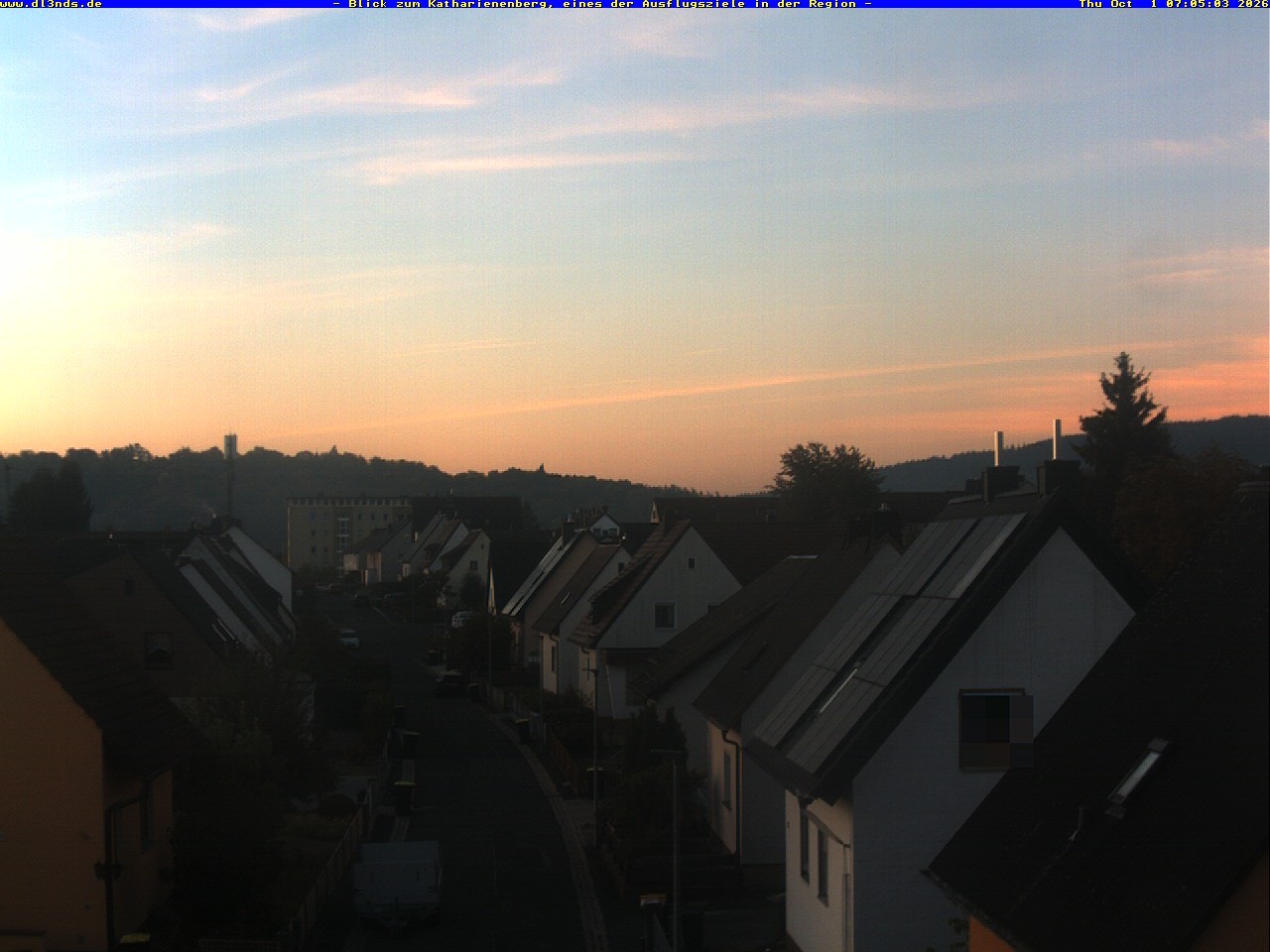 Archiv Foto Webcam Wunsiedel: Blick zum Katharinenberg