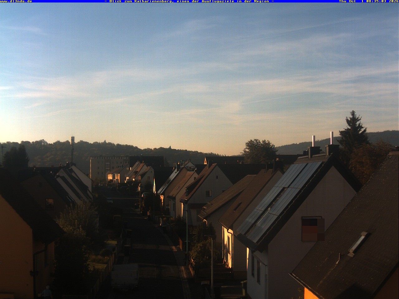 Archiv Foto Webcam Wunsiedel: Blick zum Katharinenberg