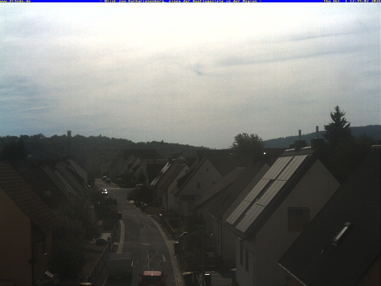 Archiv Foto Webcam Wunsiedel: Blick zum Katharinenberg