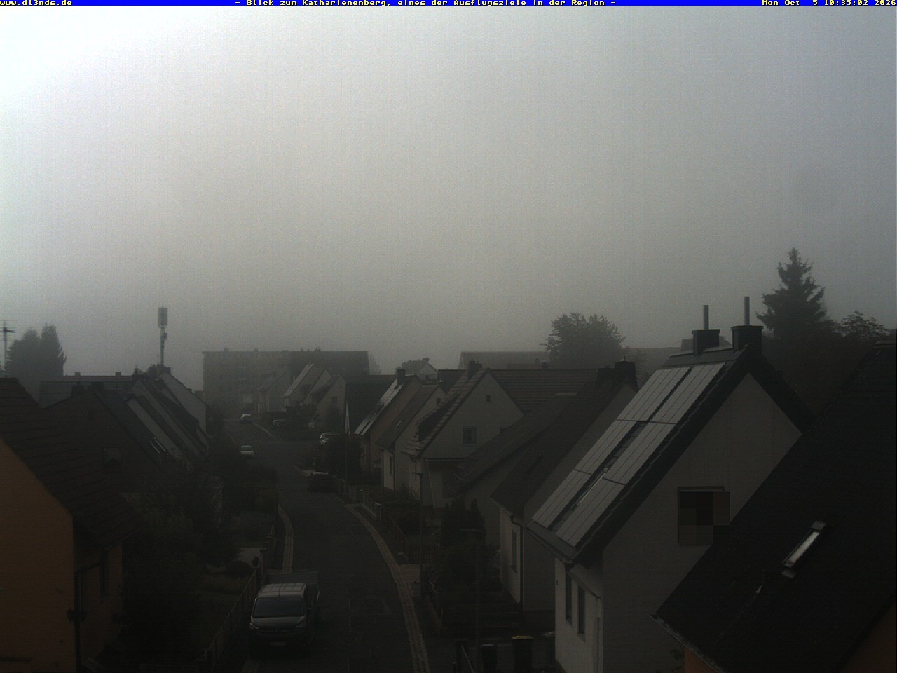 Archiv Foto Webcam Wunsiedel: Blick zum Katharinenberg