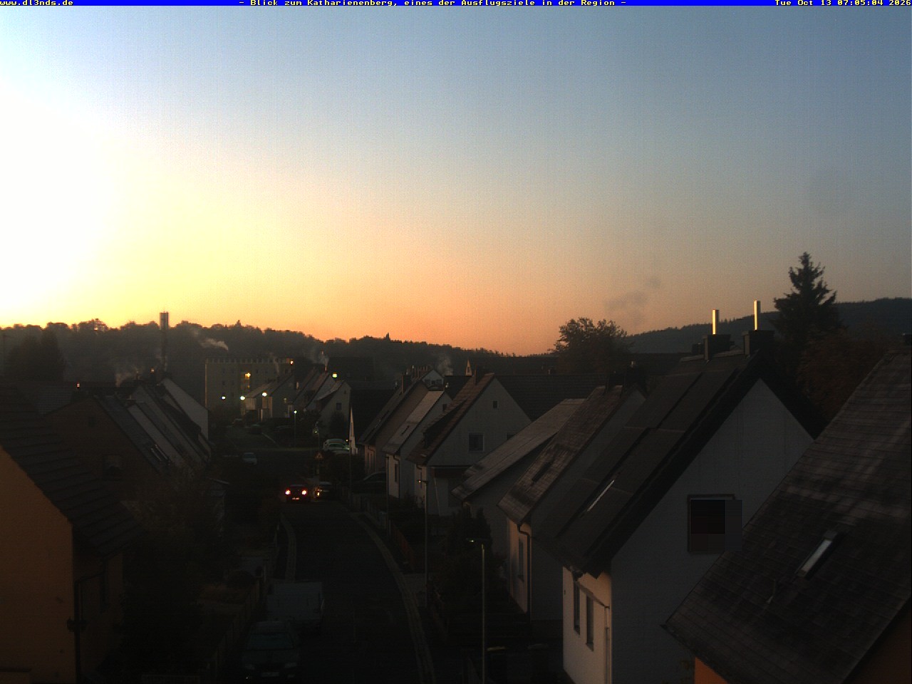 Archiv Foto Webcam Wunsiedel: Blick zum Katharinenberg